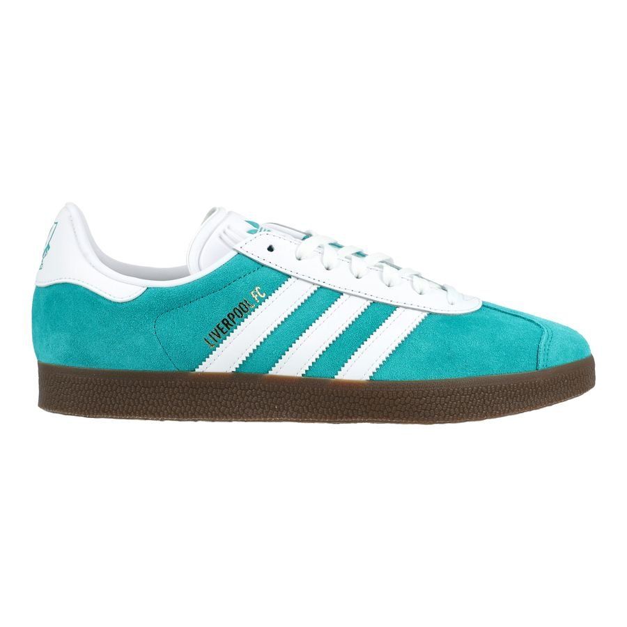 adidas Sneaker Gazelle Liverpool 3rd - Sea Green/Footwear White/Gum Dark Brown - Men's-SoccerKits Hub | Buy Soccer Jerseys Online